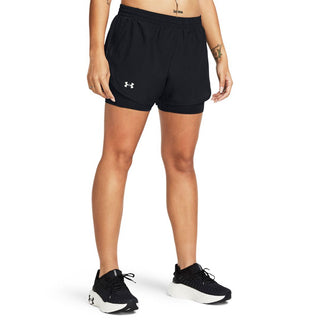 Ua short fly-by 2-en-1 femme
