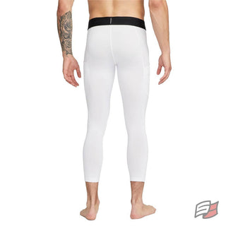 Legging 3/4 nike pro homme