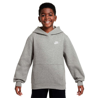 Nike club fleece hooded sweatshirt youth