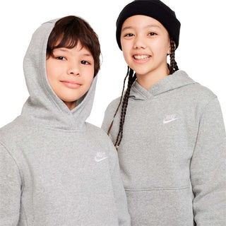 Nike club fleece hooded sweatshirt youth
