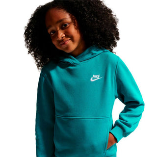 Nike club fleece hooded sweatshirt youth