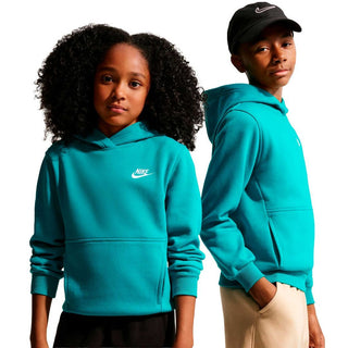 Nike club fleece hooded sweatshirt youth