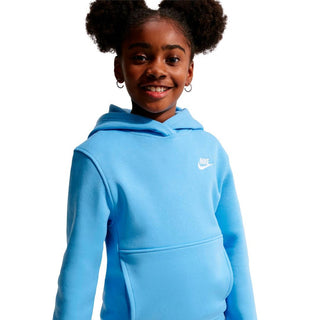 Nike club fleece hooded sweatshirt youth