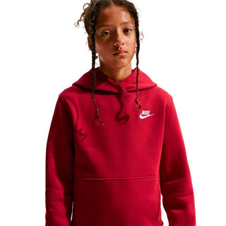 Nike club fleece hooded sweatshirt youth