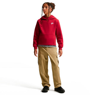 Nike club fleece hooded sweatshirt youth