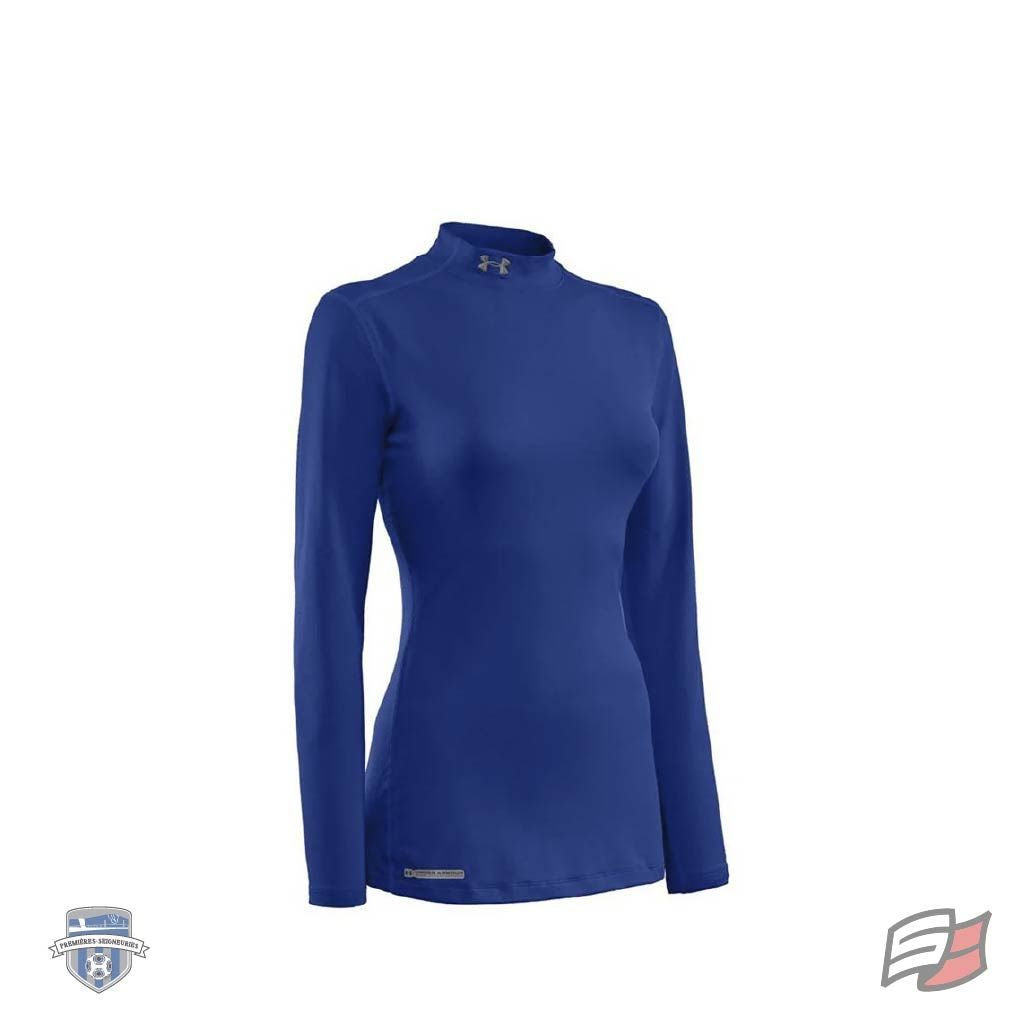 Gilet compression coldgear royal femme