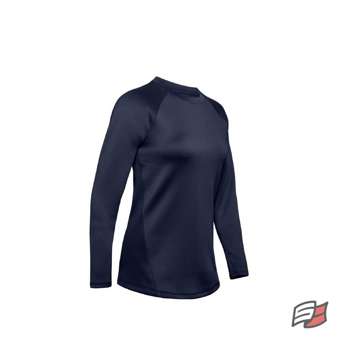 Chandail coldgear ajusté femme marine