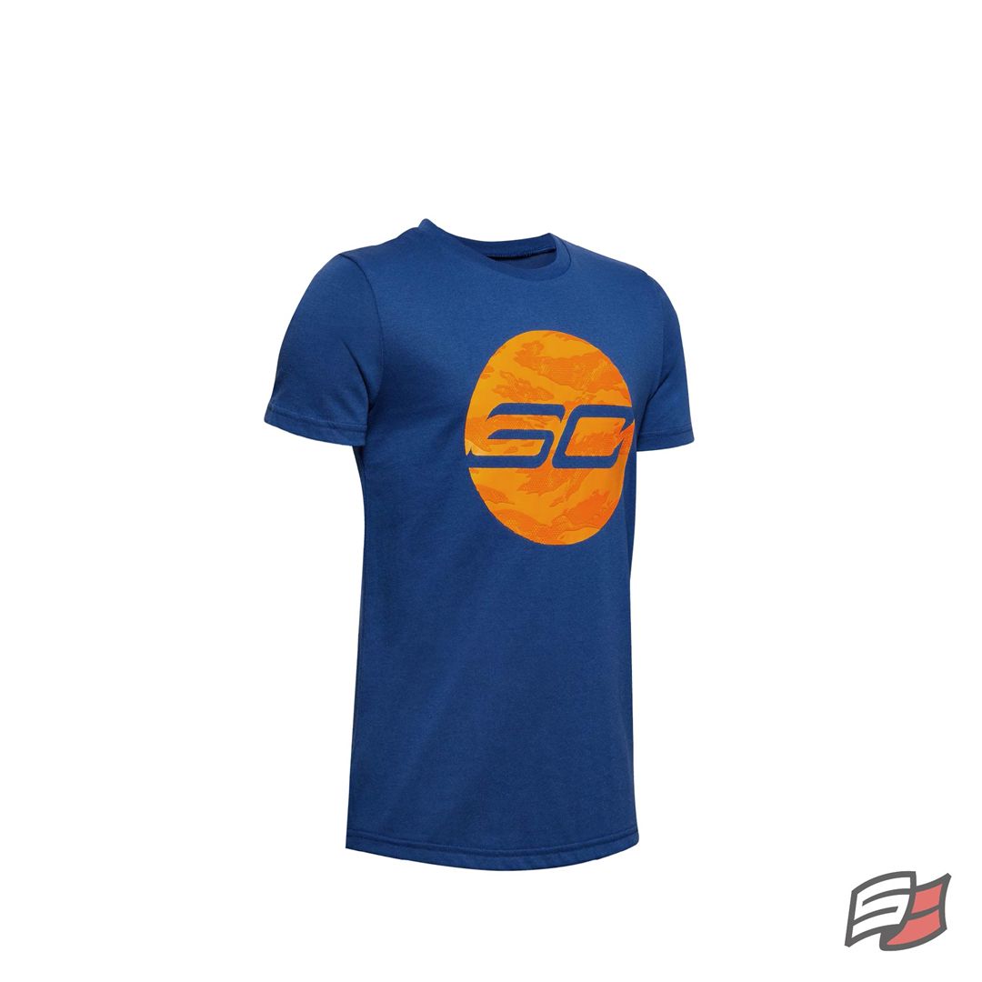 T-shirt sc30 hd logo jr bleu