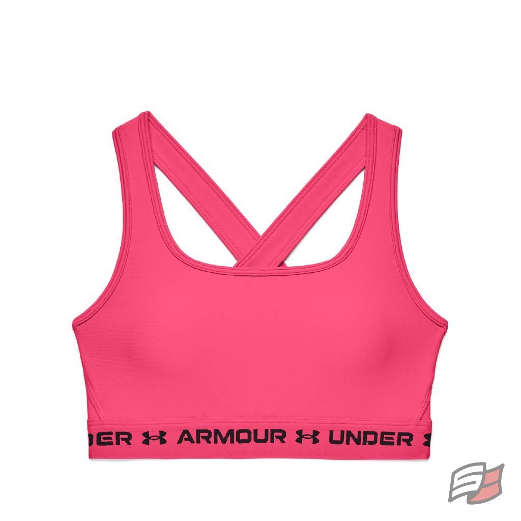 Top de sport Armour mid crossback femme