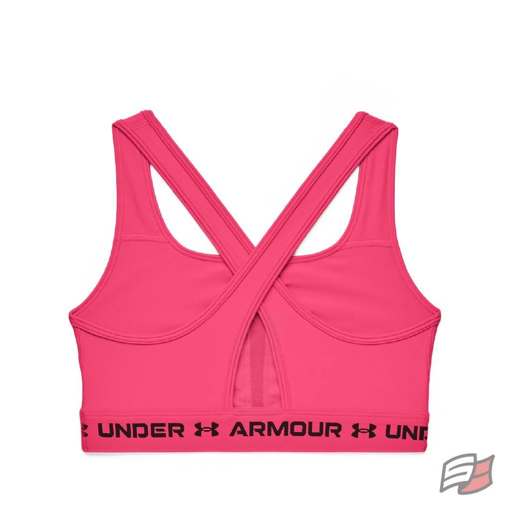 Top de sport Armour mid crossback femme