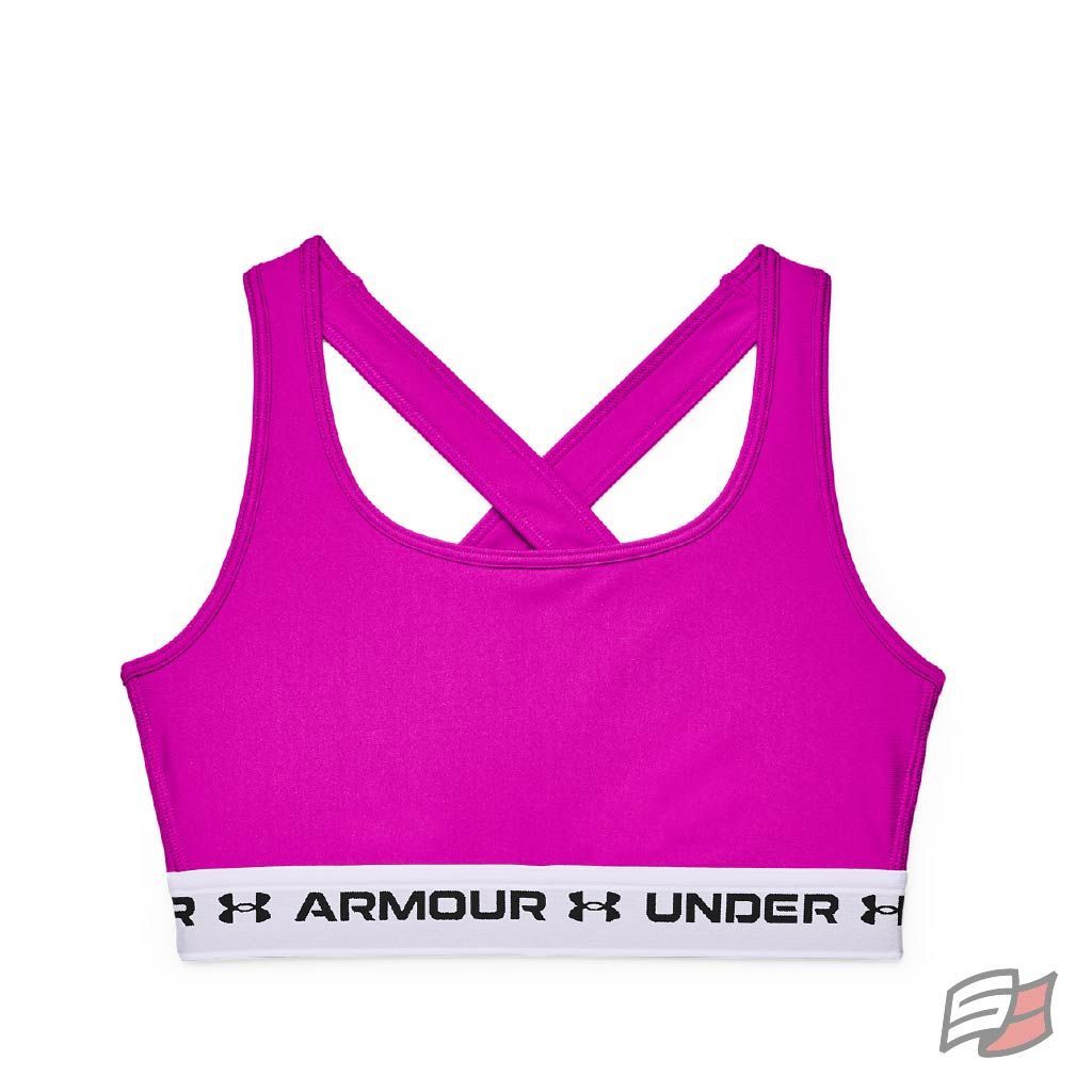 Top de sport Armour mid crossback femme