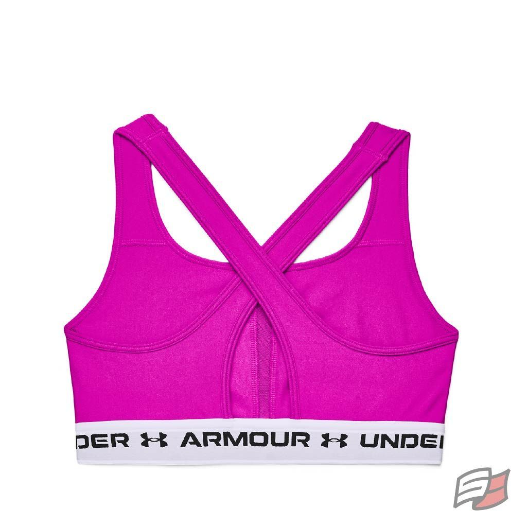 Top de sport Armour mid crossback femme