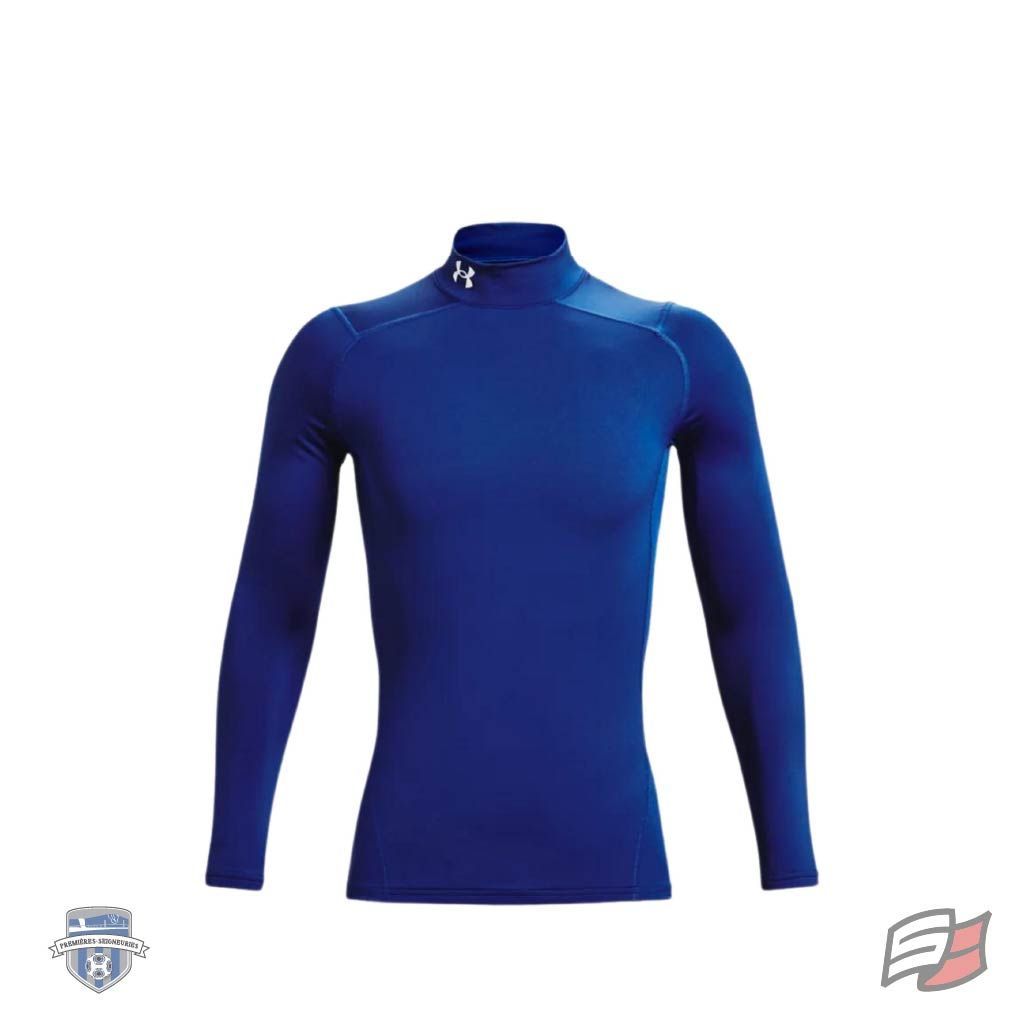 Gilet compression coldgear royal homme