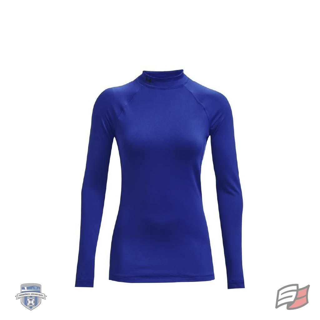 Gilet compression coldgear royal femme