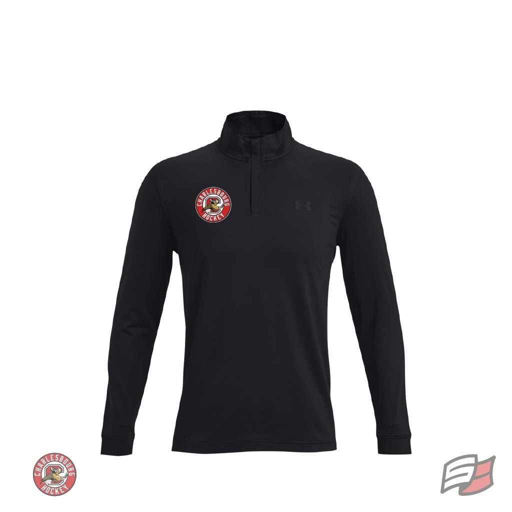 Gilet 1/4 zip ua playoff homme