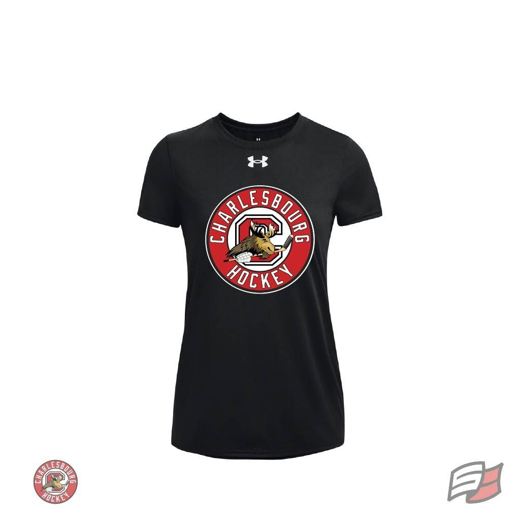 TSHIRT UA TECH TEAM M/C FEMME