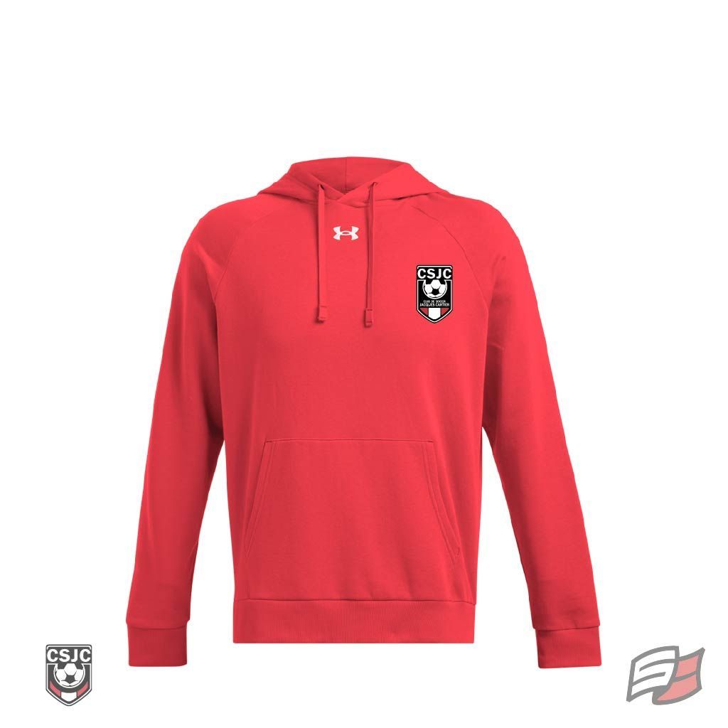 Gilet à capuchon adulte rouge