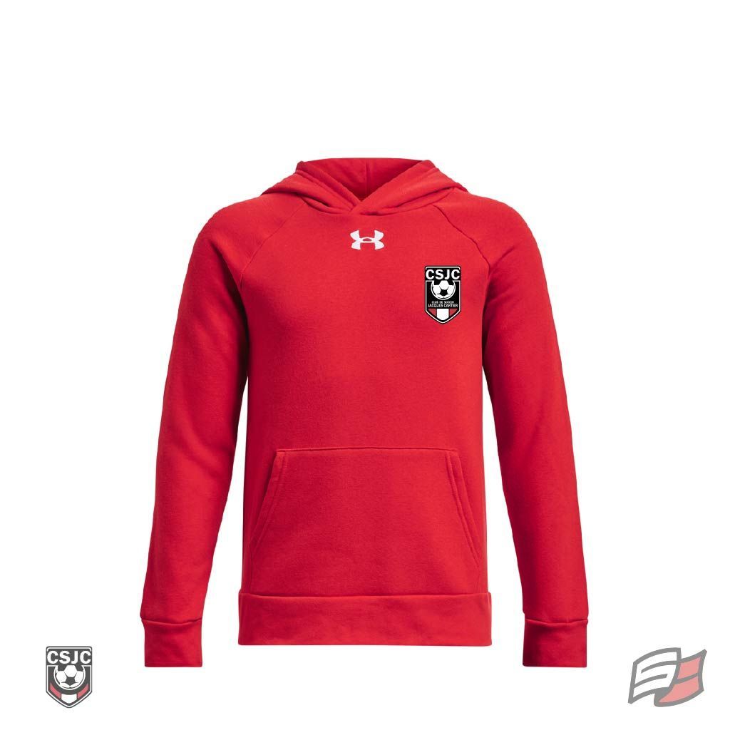 Gilet à capuchon junior rouge