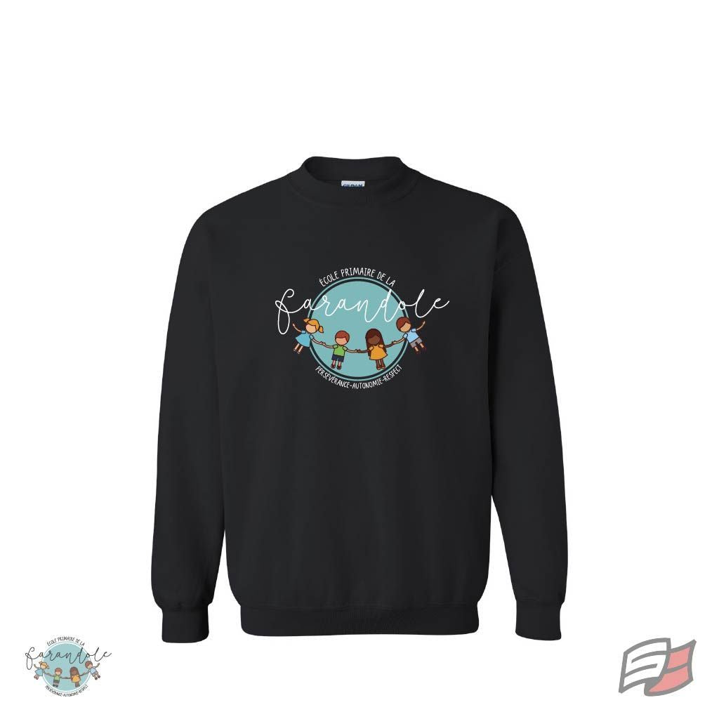 Molleton col rond ad farandole