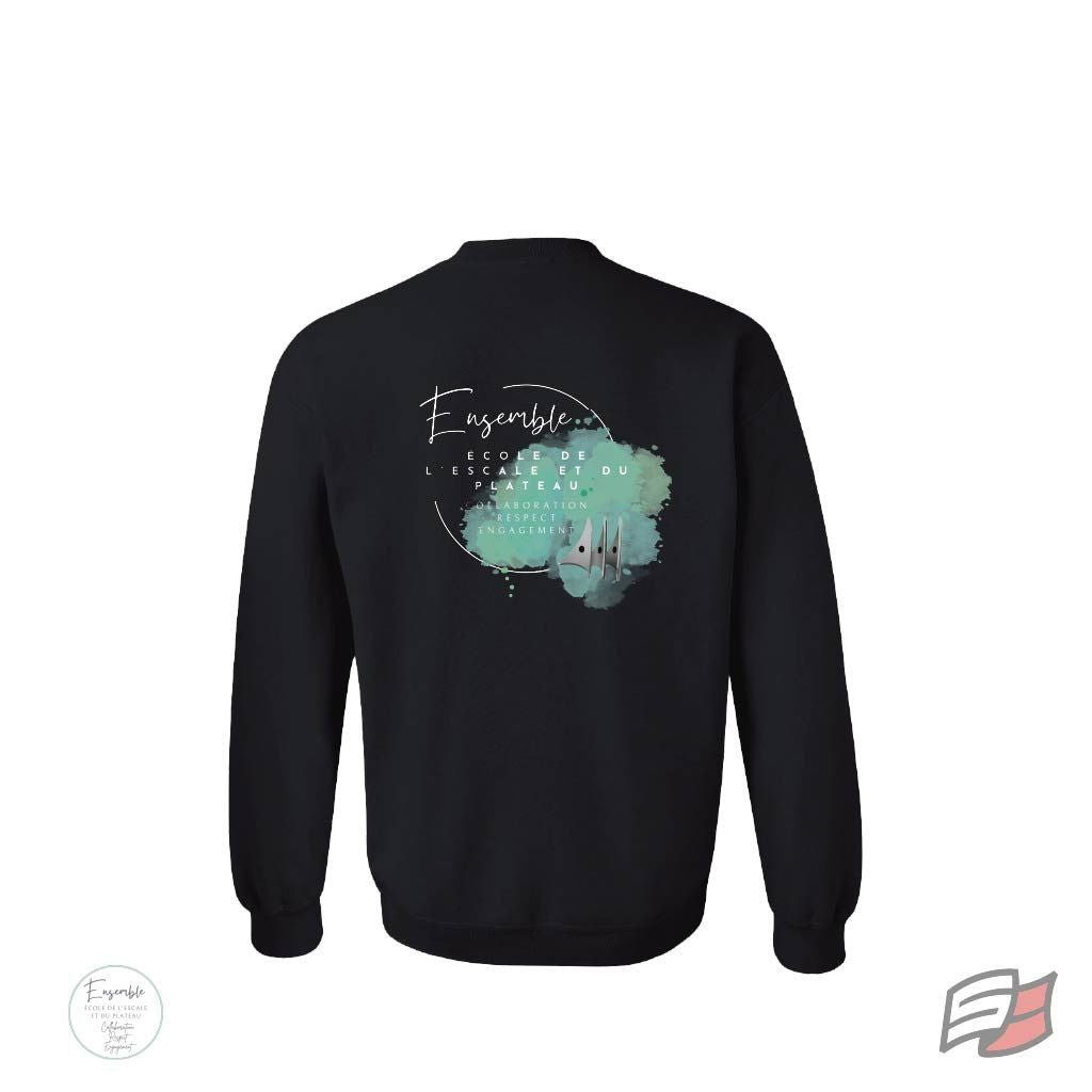 Molleton à col rond adulte