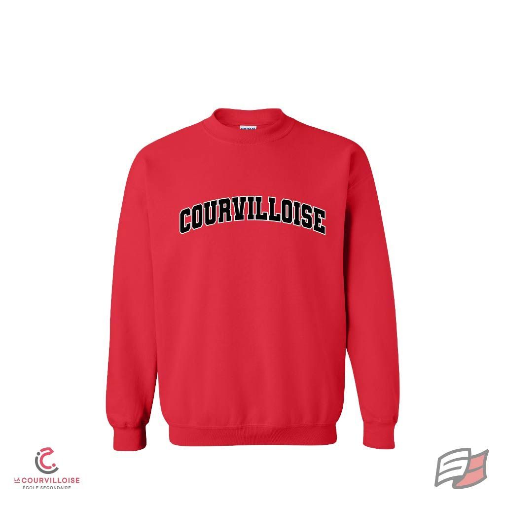 Crewneck vintage adulte - courvilloise