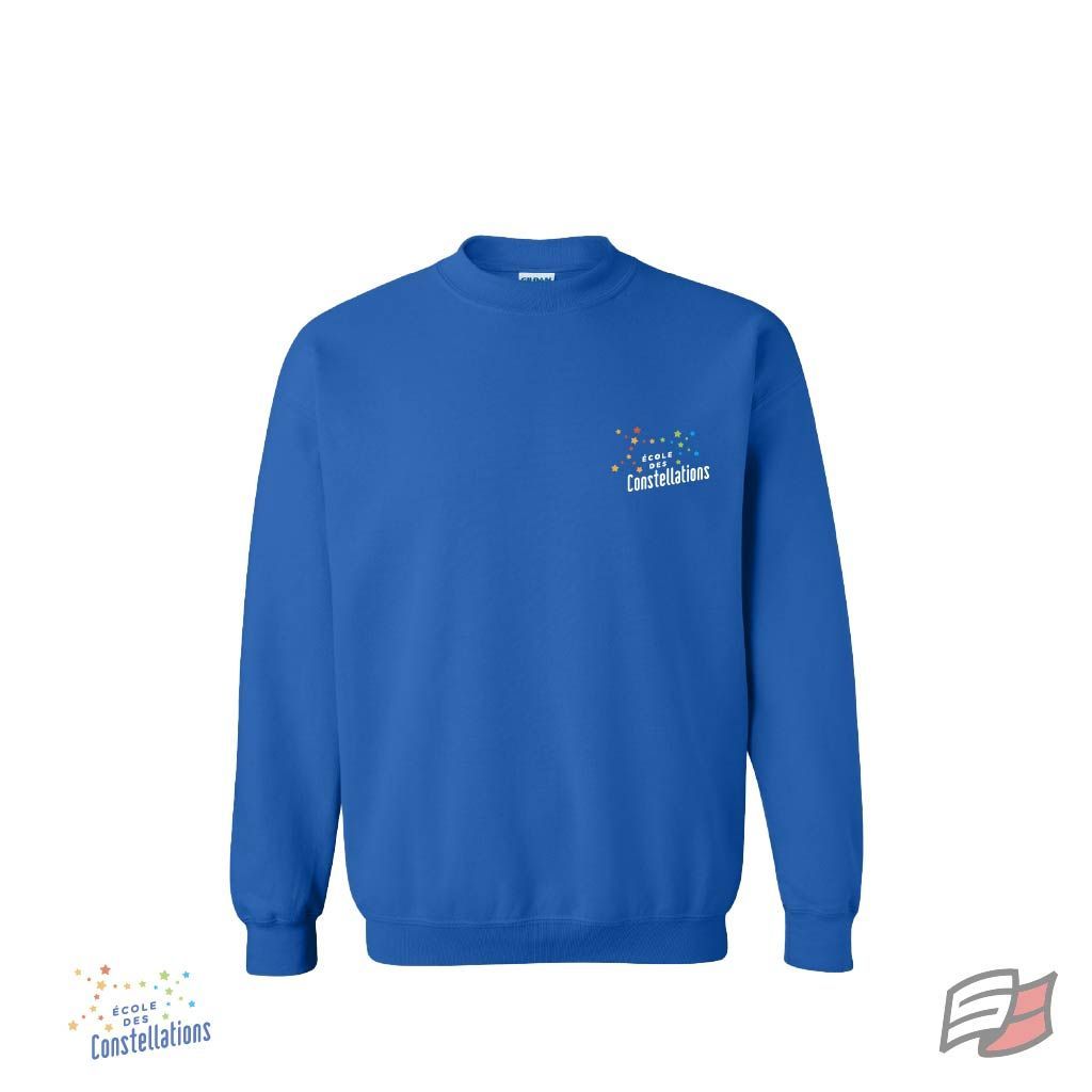 Molleton à col rond adulte