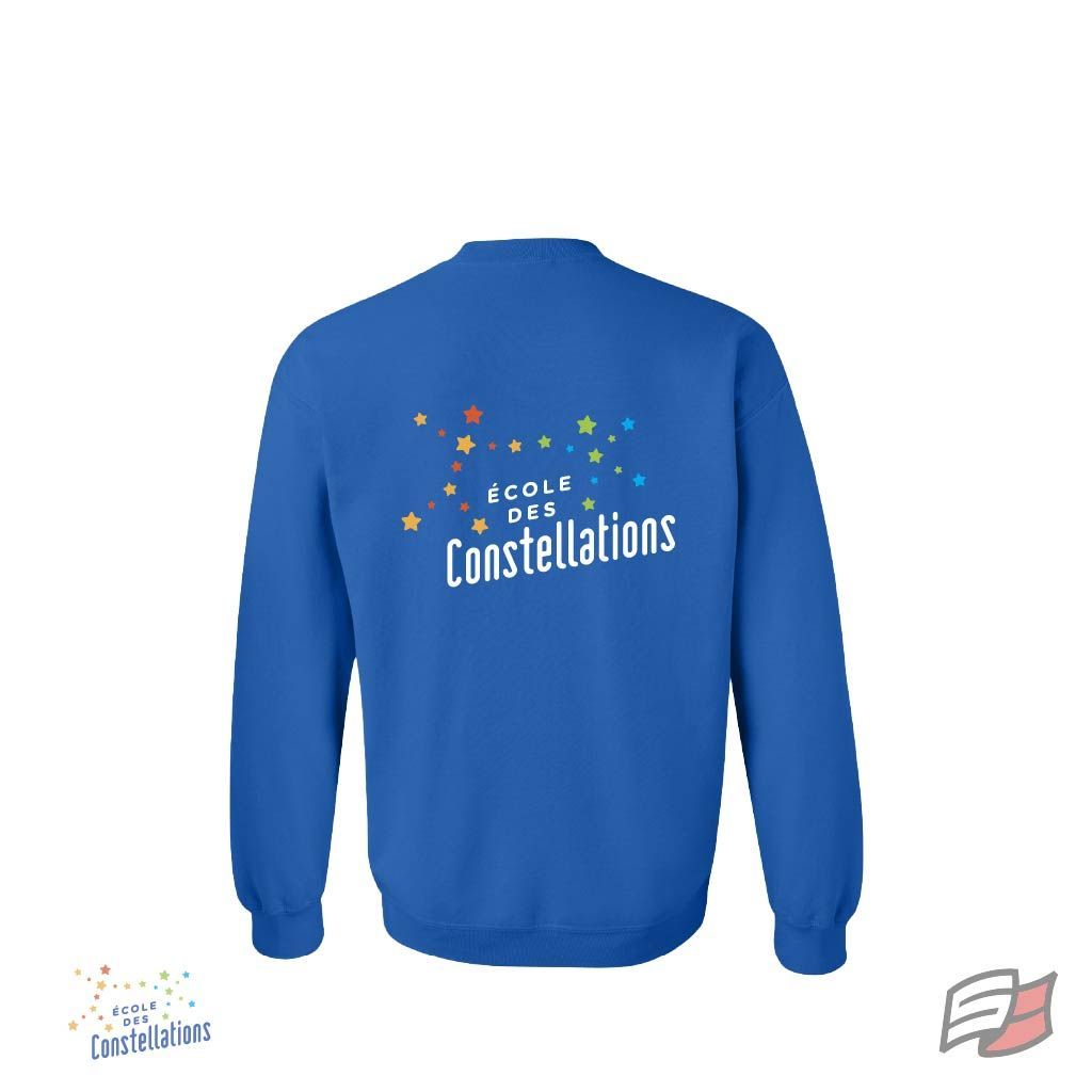 Molleton à col rond adulte