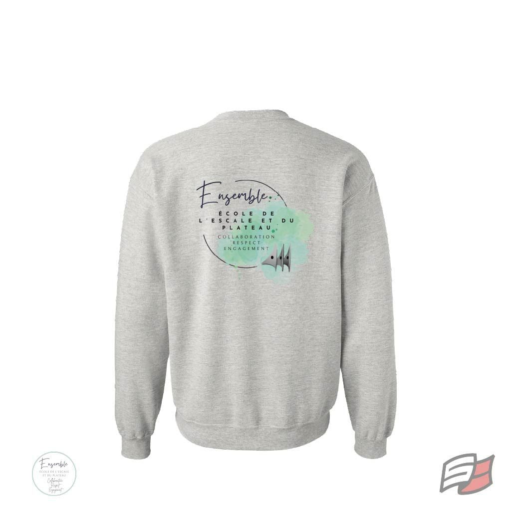 Molleton à col rond homme