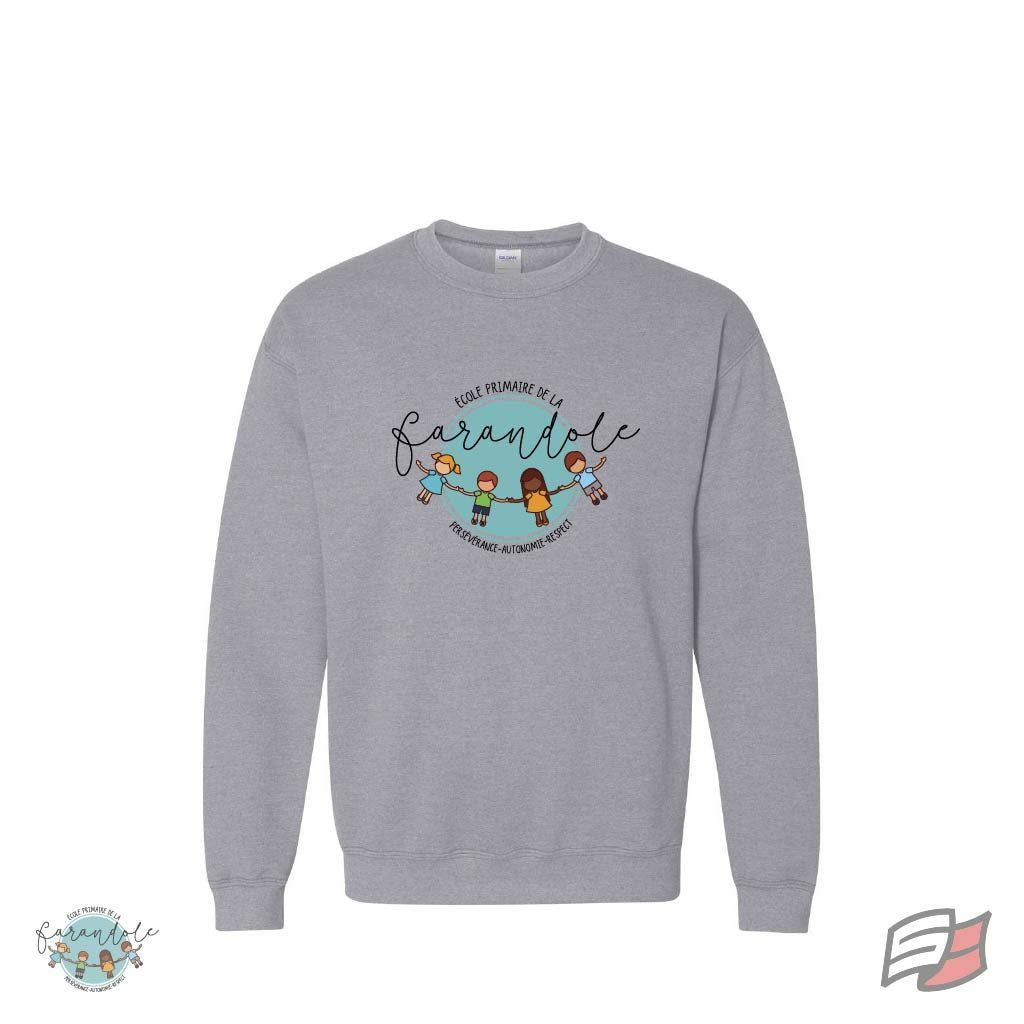 Molleton col rond jr farandole