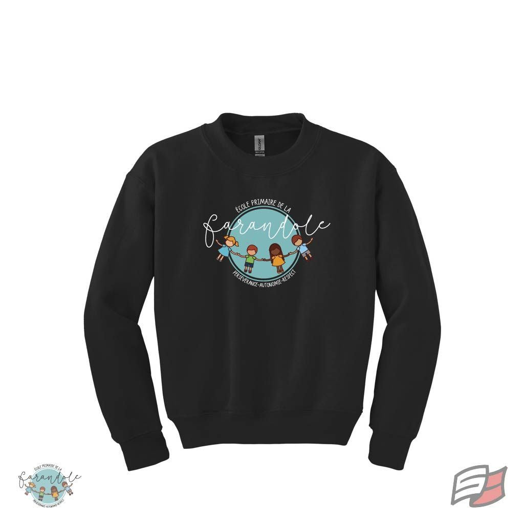 Molleton col rond jr farandole