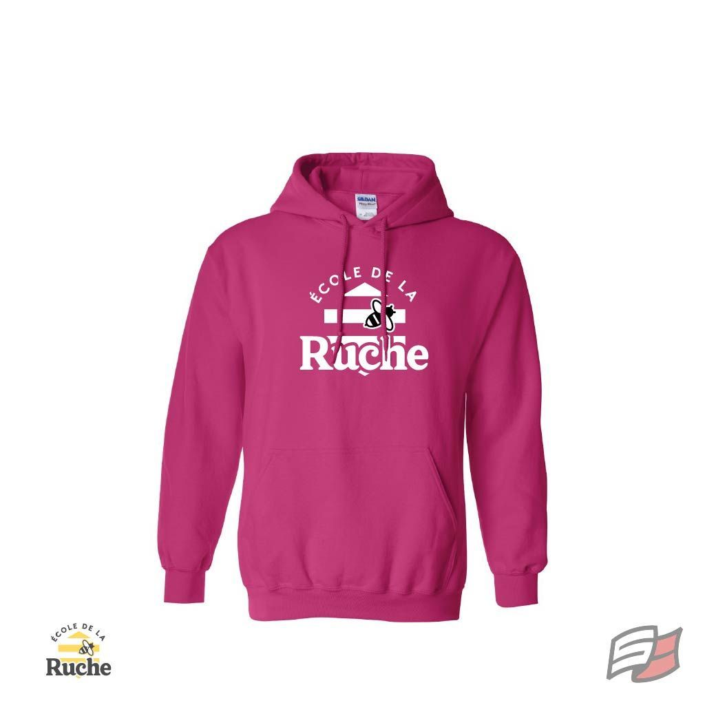 Gilet à capuchon la ruche adulte