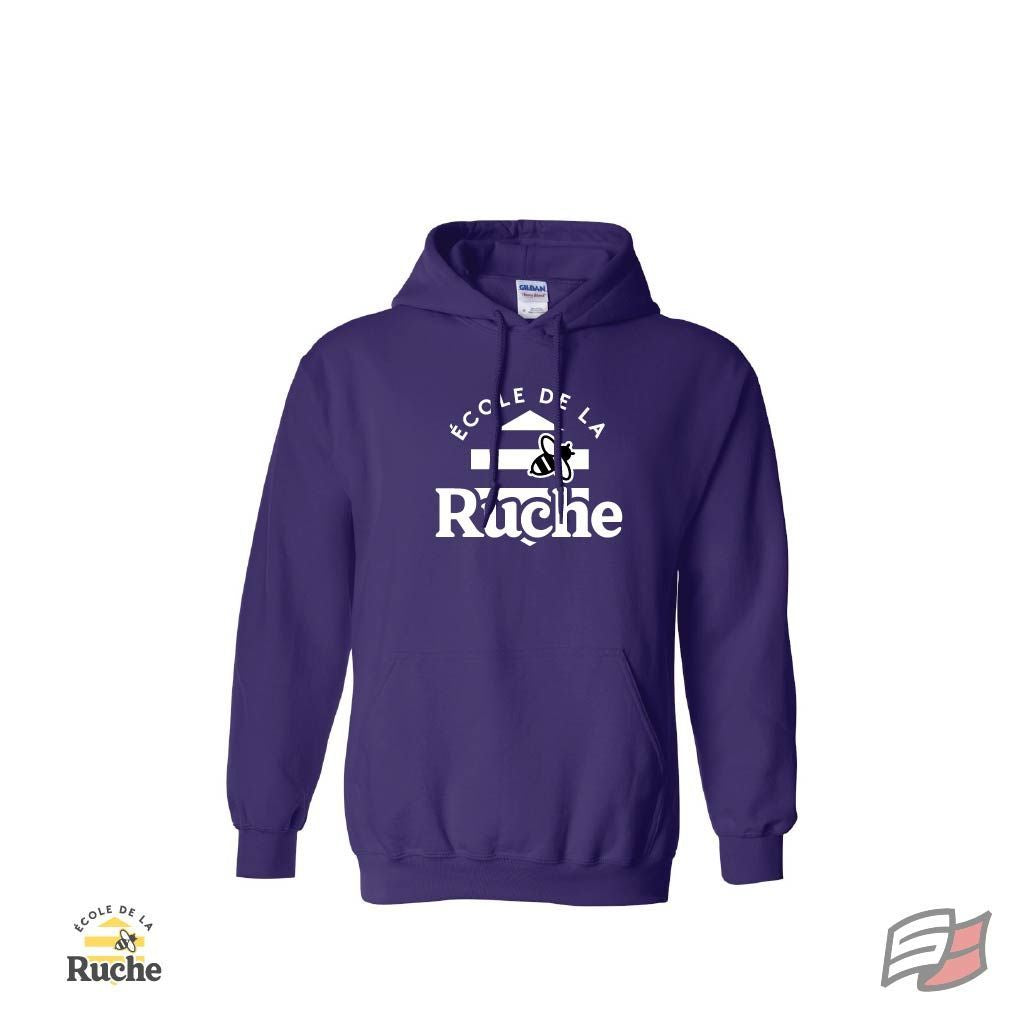 Gilet à capuchon la ruche adulte