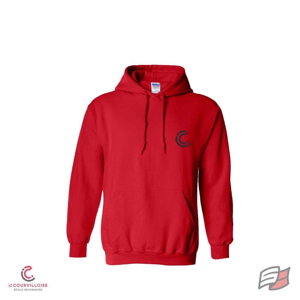Hoody gildan adulte - courvilloise