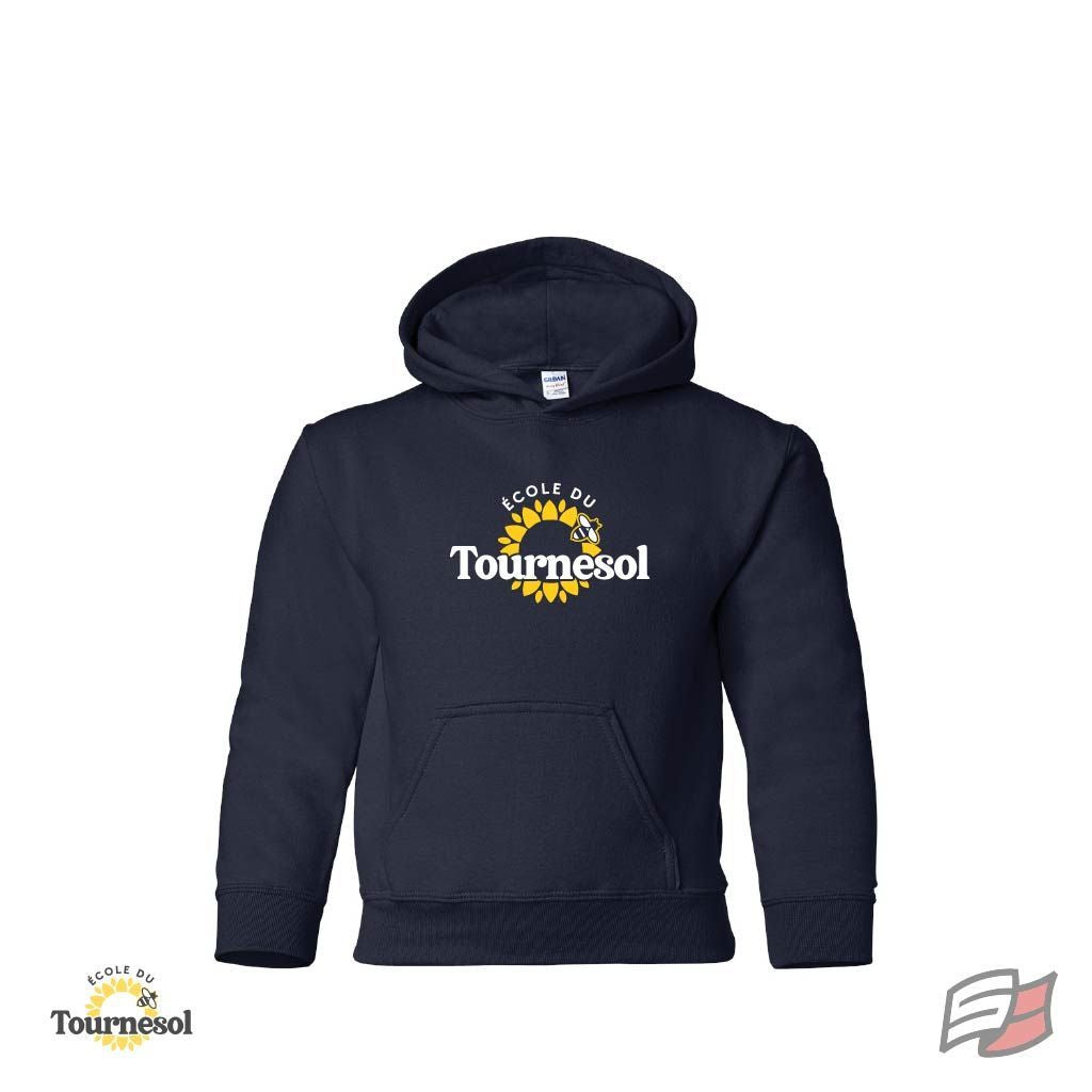 Gilet à capuchon du tournesol junior