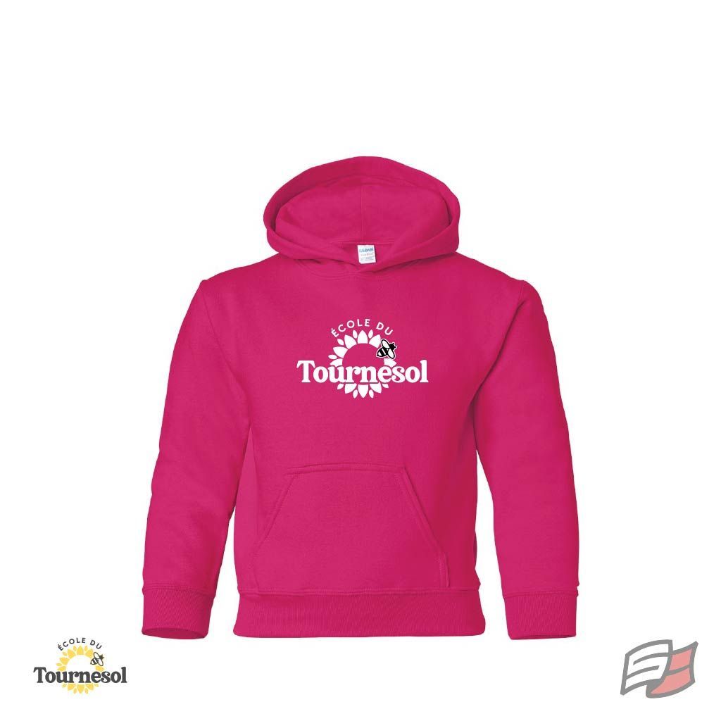 Gilet à capuchon du tournesol junior