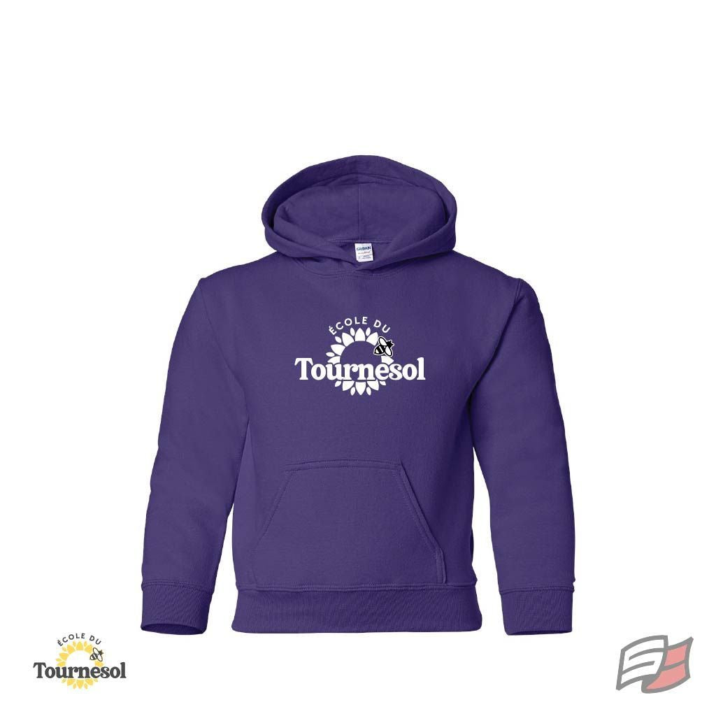 Gilet à capuchon du tournesol junior