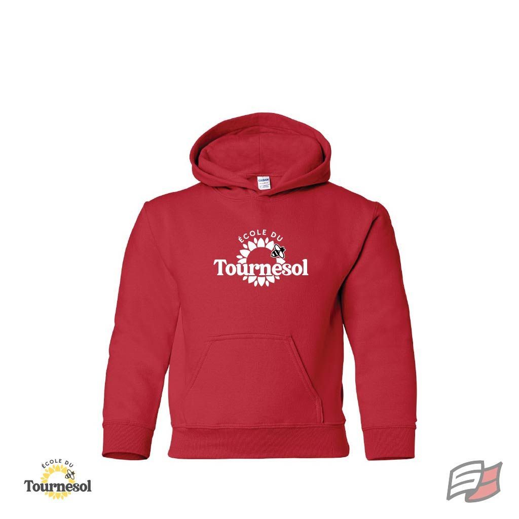 Gilet à capuchon du tournesol junior