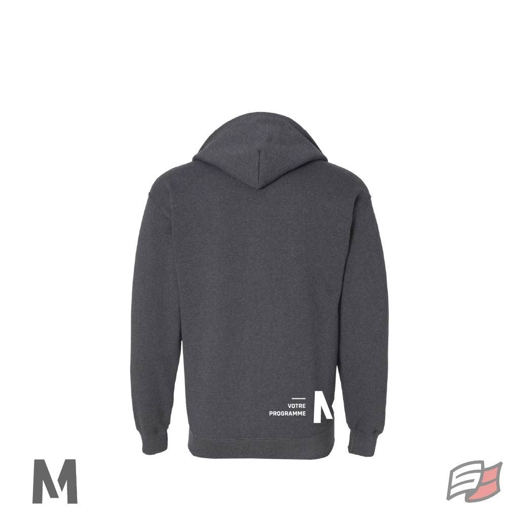 Gilet à capuchon avec zip adulte