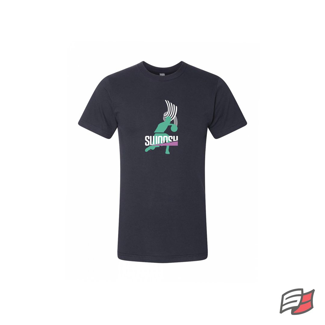 Swoosh t-shirt ad marine