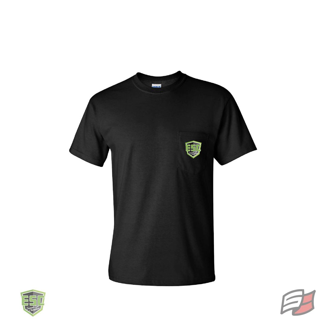 Gildan pocket tshirt