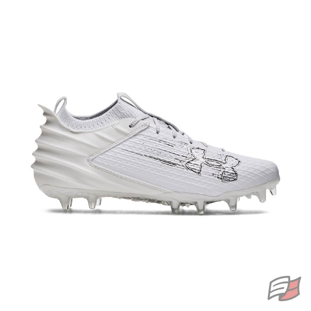 UNDER ARMOUR BLUR SMOKE 2.0 MC ホワイト Ua blur smoke 2.0 mc - Sports Contact