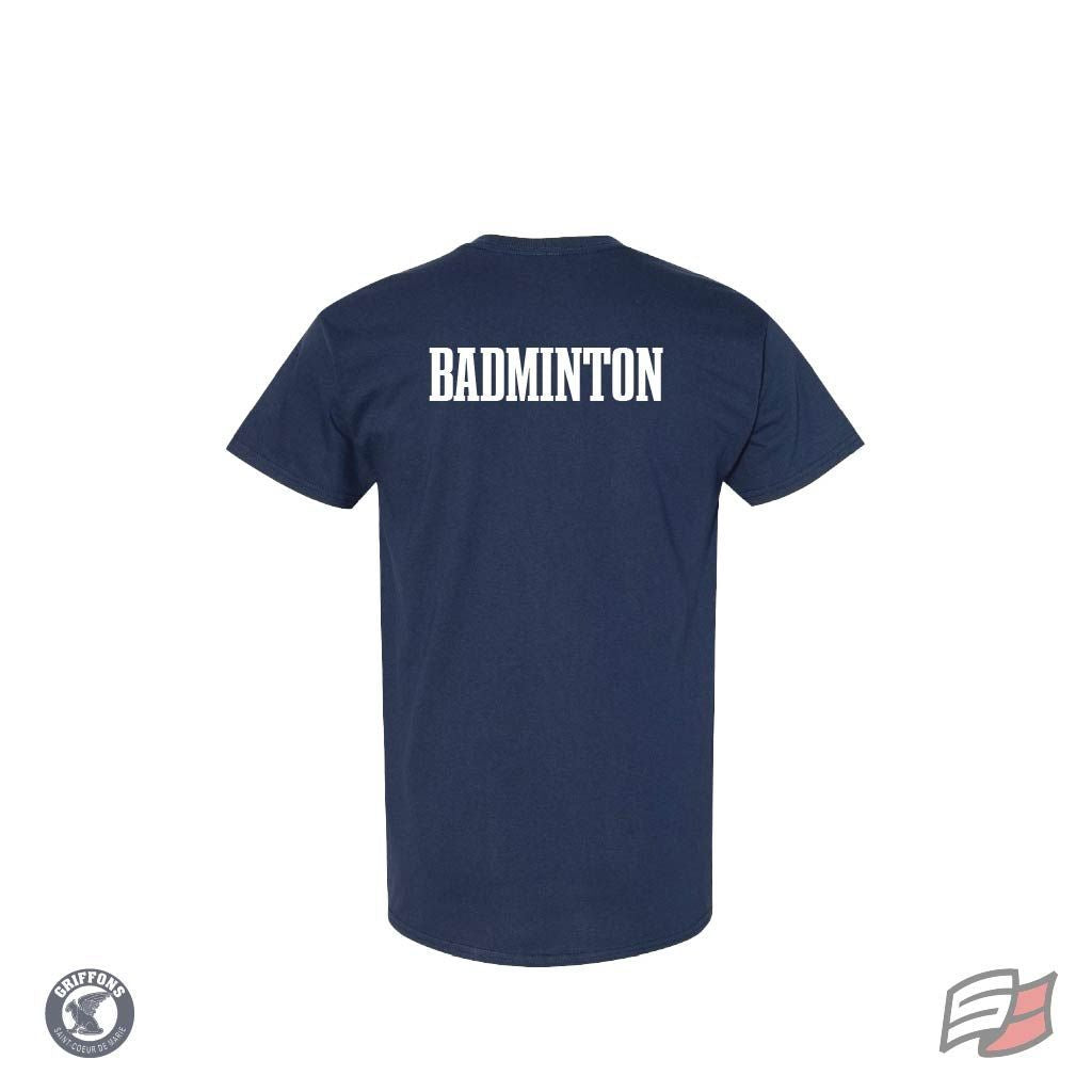 T-shirt coton ad badminton