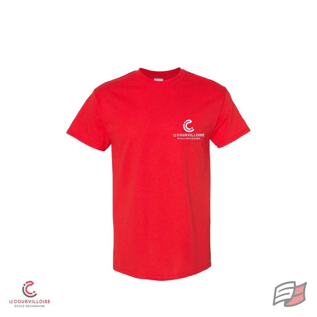 T-shirt ad - la courvilloise