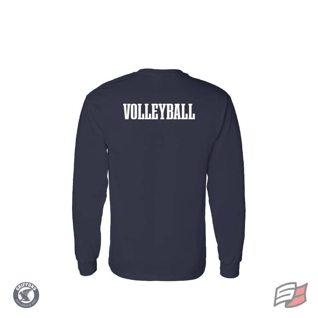 T-shirt coton m/l ad volleyball