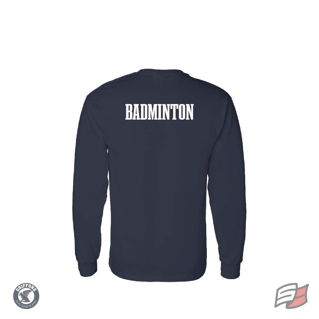 T-shirt coton m/l jr badminton