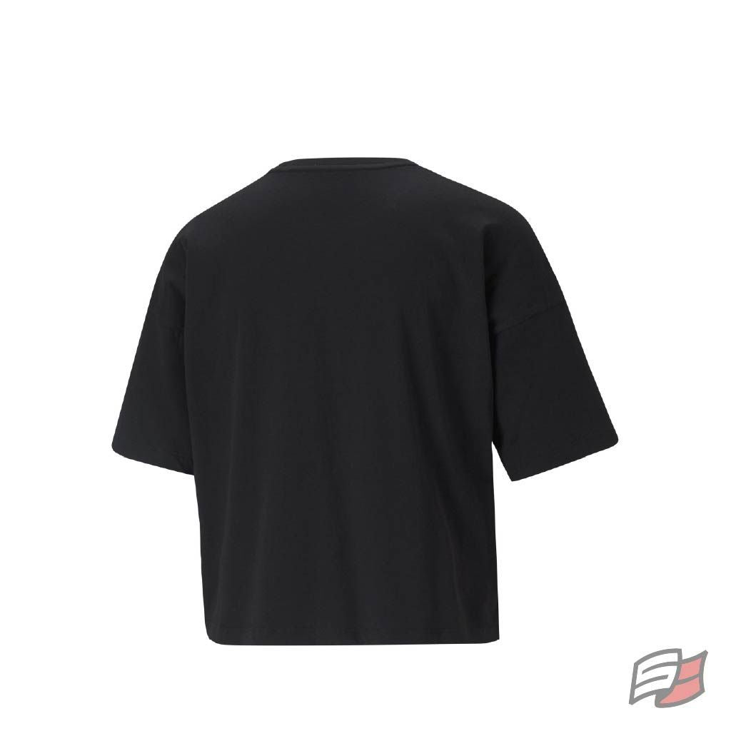 Gilet ess cropped logo femme