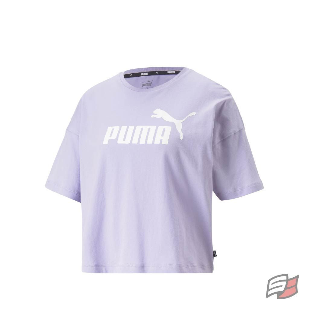 Ess cropped logo tee wmn's