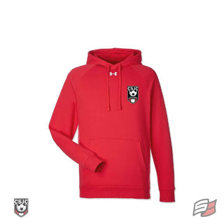 Team icon fleece hoodie adult red