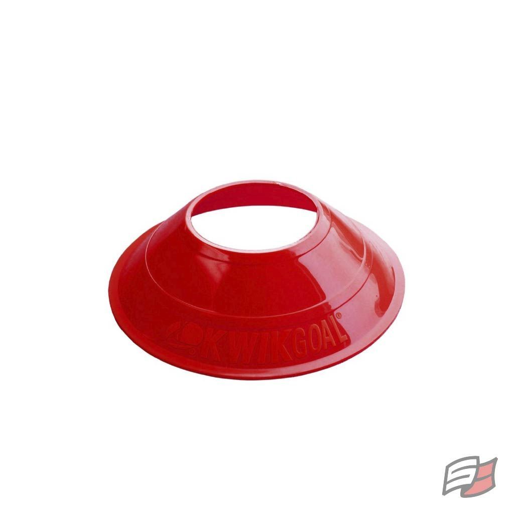 Cône plat (mini) rouge