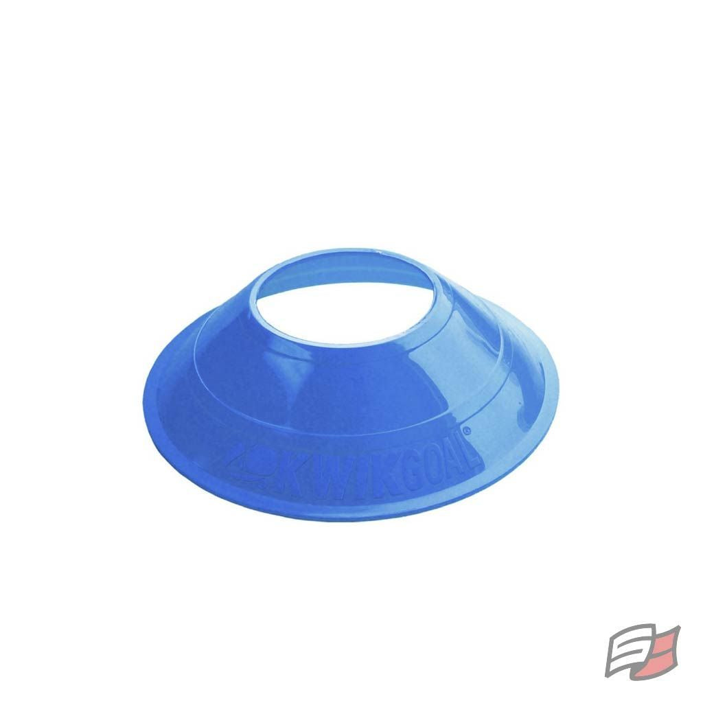 Cône plat (mini) bleu